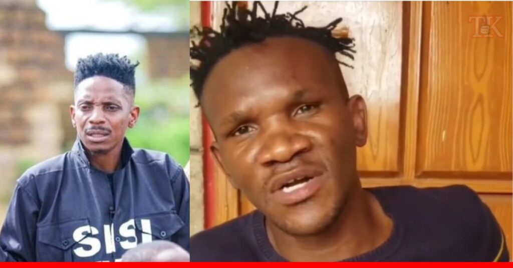 Photo: Comedian Erick Omondi and Onjiri