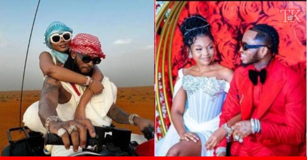 Photo: Zuchu and His Husband Diamond Platinumz