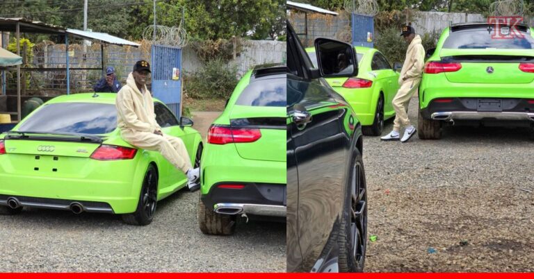 Tiktoker Kenyan Prince has promised to buy a helicopter if anyone dares to challenge him