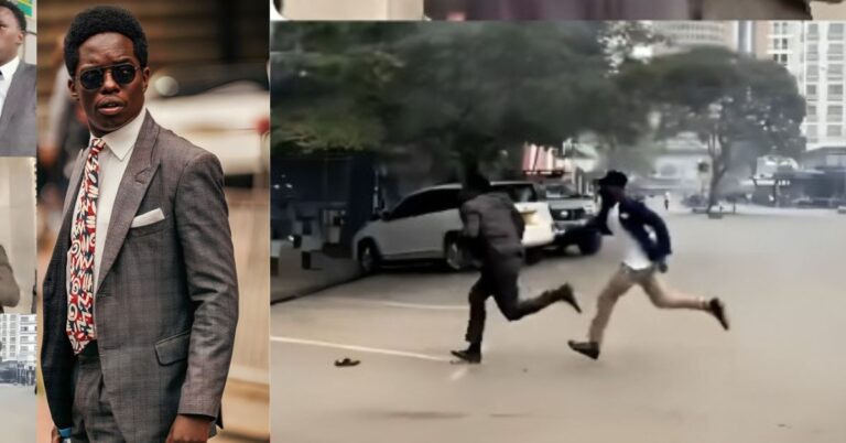 Self Proclaimed Gen Z Leader Kasmuel Mcoure Narrowly Evades Arrest During Nane Nane Protests in Nairobi CBD