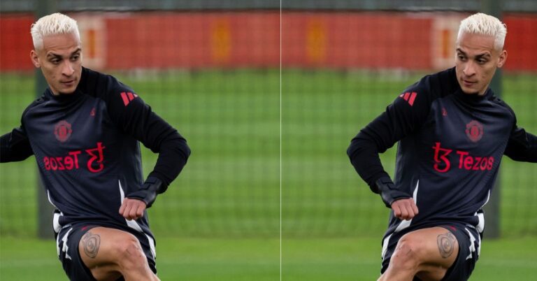 PHOTO: MANCHESTER UNITED PLAYER ANTHONY DURING TRAINING SESSION