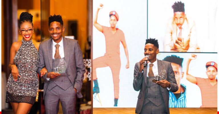 Erick Omondi awarded Humanitarian award of the year
