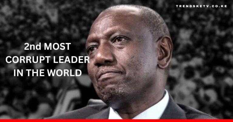 President William Ruto Named Second Most Corrupt Leader Globally by OCCRP