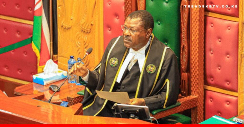 PHOTO: National Assembley Speaker Moses Wetangula