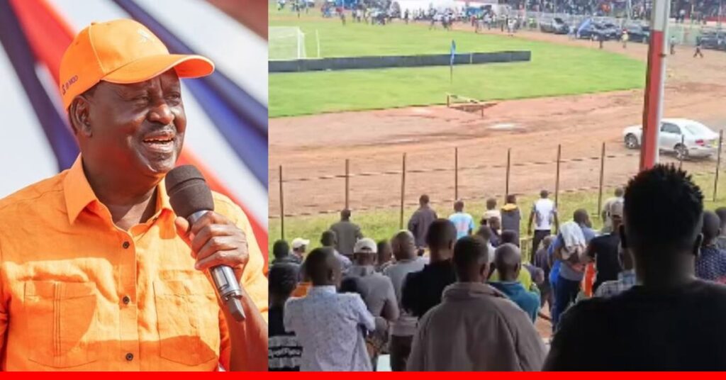 Raila Odinga Faces Hostile Reception at Gusii Stadium