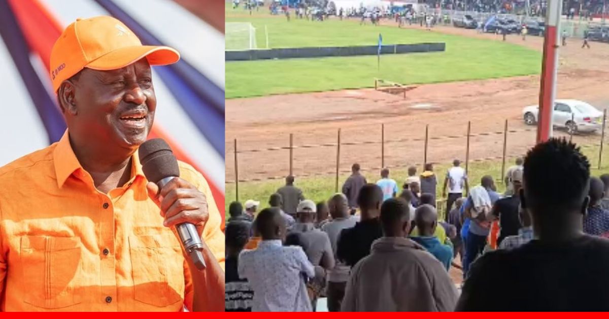 Raila Odinga Faces Hostile Reception at Gusii Stadium