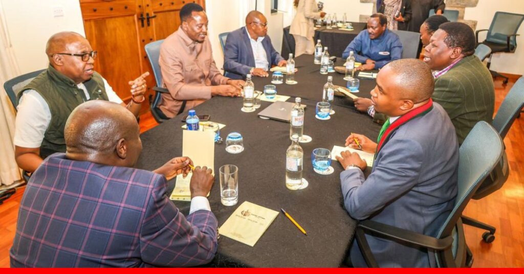 MARTHA KARUA HOLDS FIRST MEETING AS PLP LEADER