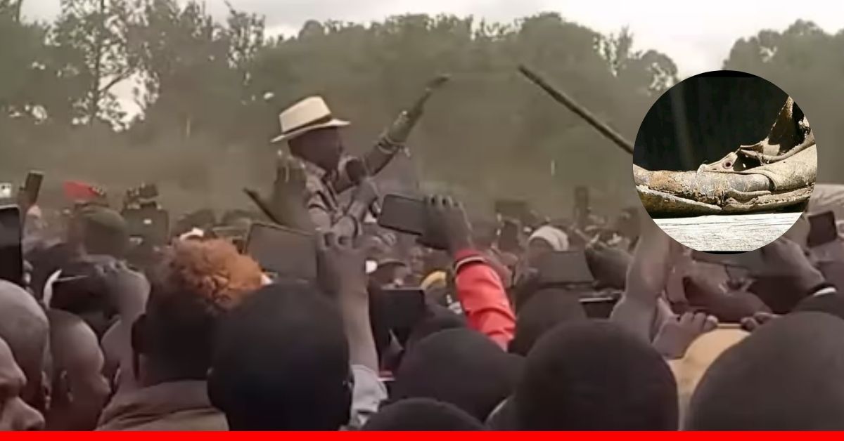 President Ruto hit with a shoe in Migori
