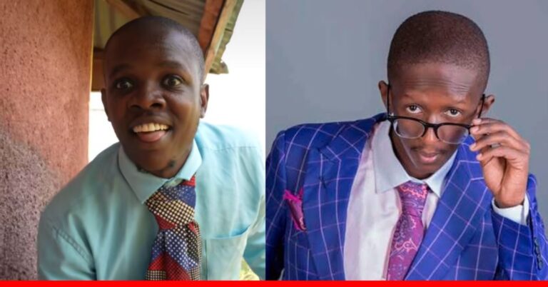 Photo: Comedian Crazy Kennar(Left) and Njugush(Right)