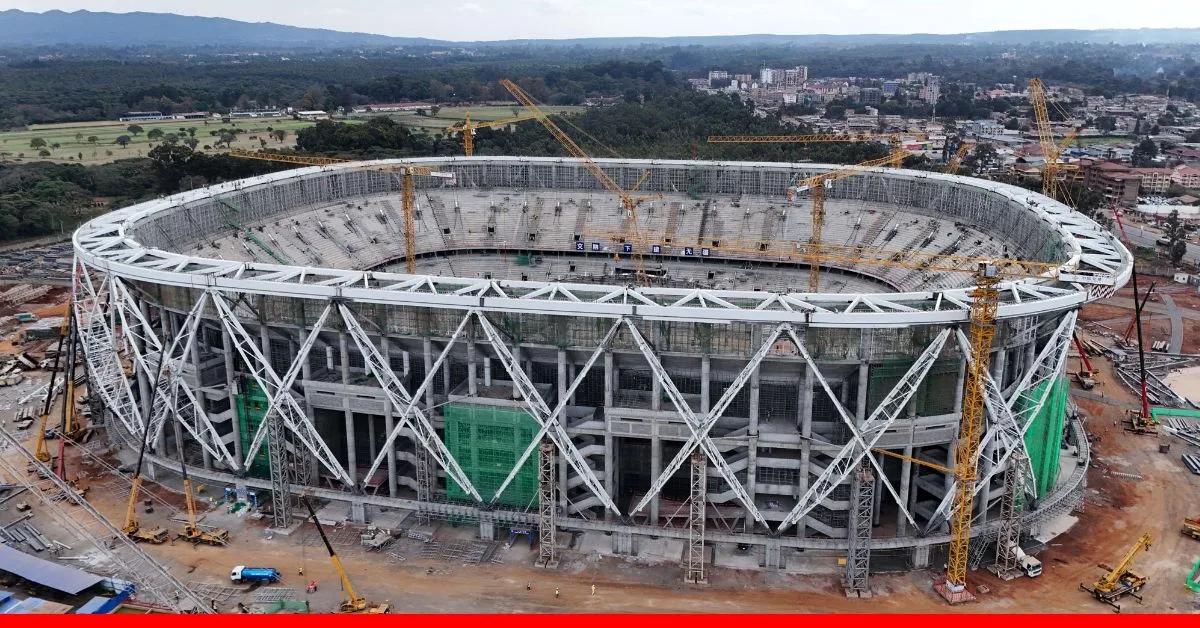 PHOTO: Ongoing Construction of Talanta Stadium