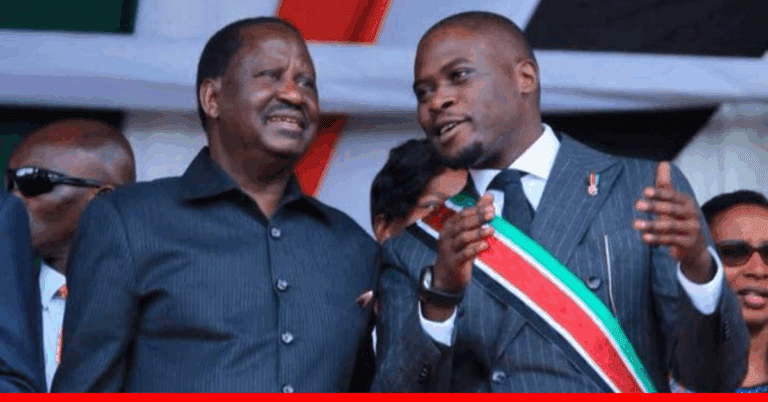 SAKAJA VISITRS RAILA AT HIS OFFICE TO NEGOTIATE ABOUT HIS IMPEACHMENT