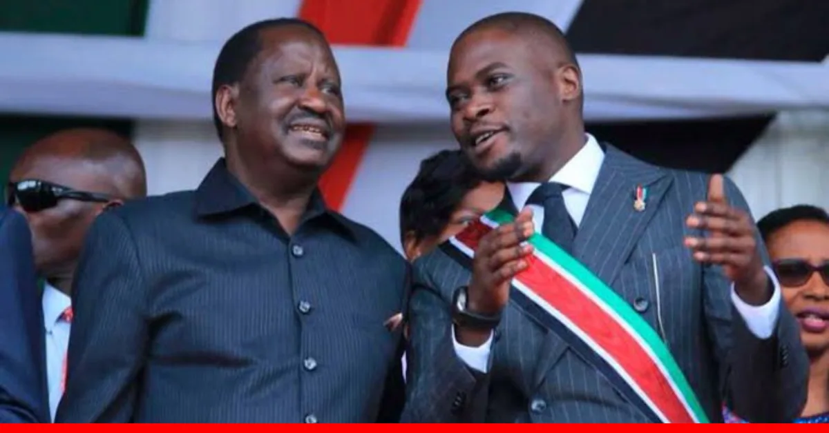 SAKAJA VISITRS RAILA AT HIS OFFICE TO NEGOTIATE ABOUT HIS IMPEACHMENT